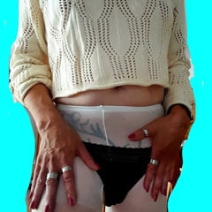 White tights 