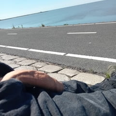 outside