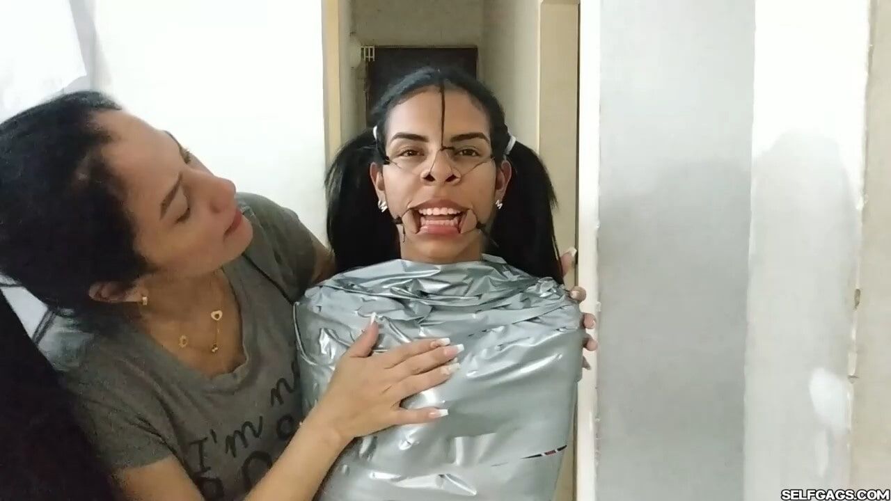 Mummified Latina Slut Mouth Hooked And Helpless #15