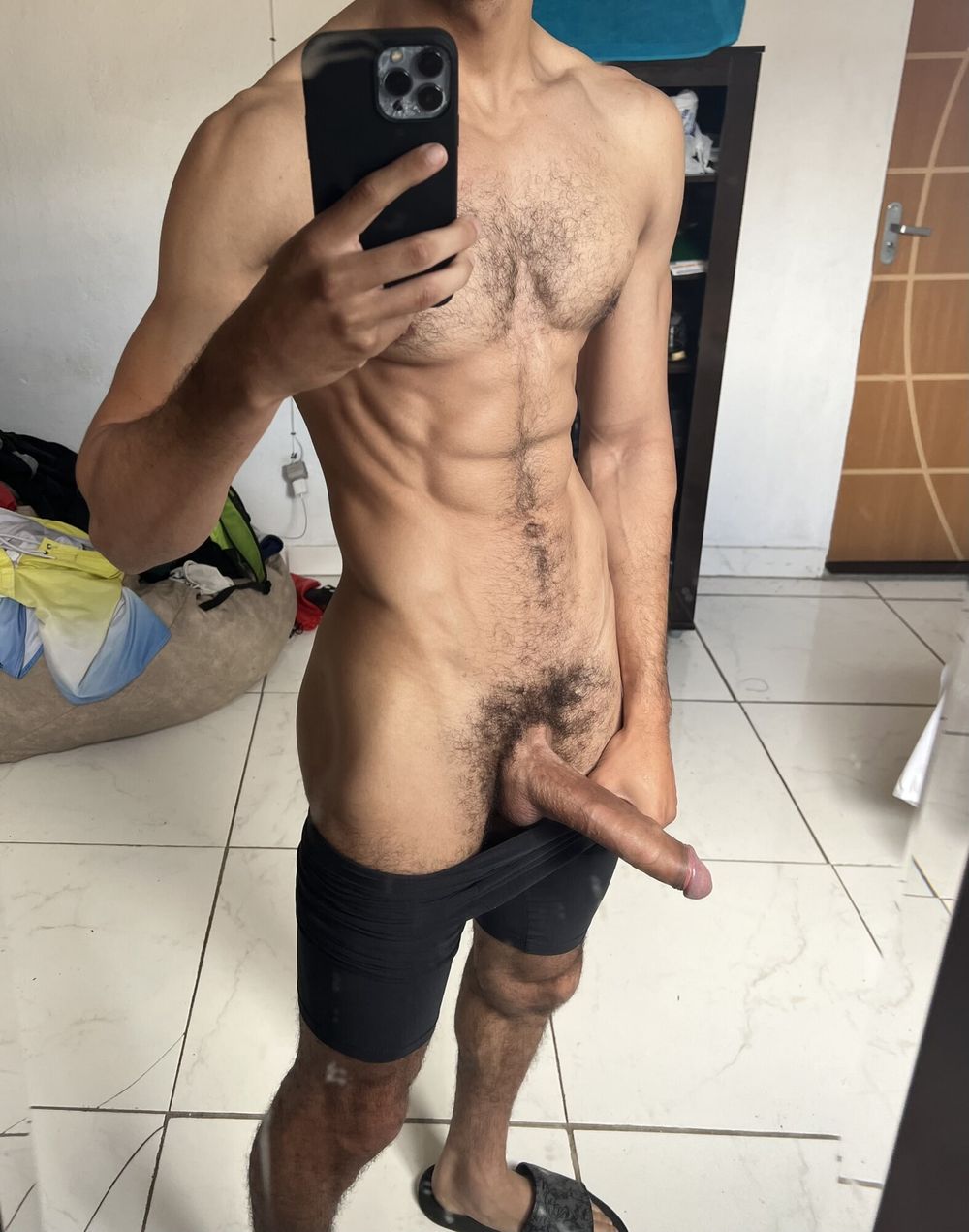 Huge thick and beautiful Brazilian hairy dick #33