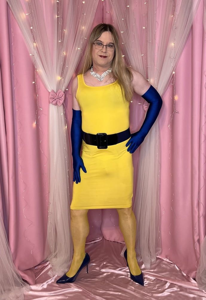 Joanie - Yellow Pencil Dress II #30