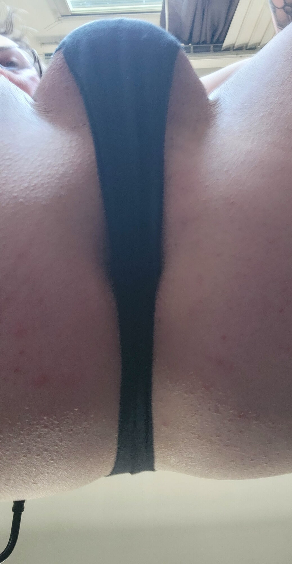 Ass in panties cock bulge #37