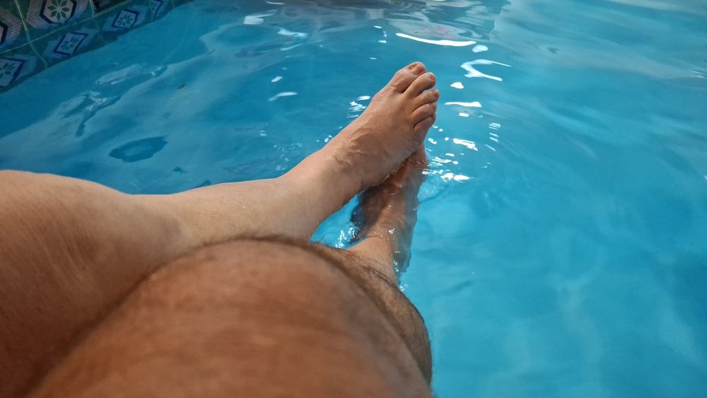 Relaxing at the pool #24