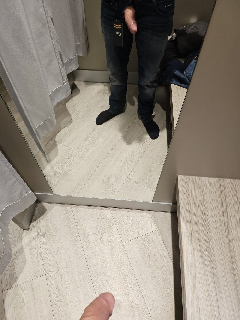 at public changing room