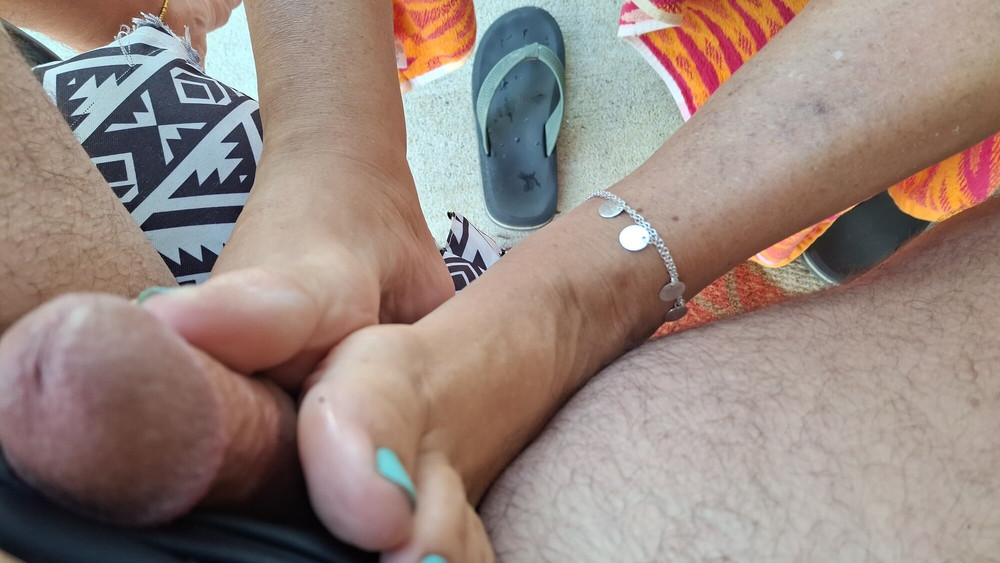 Back yard foot job pt 1 #12