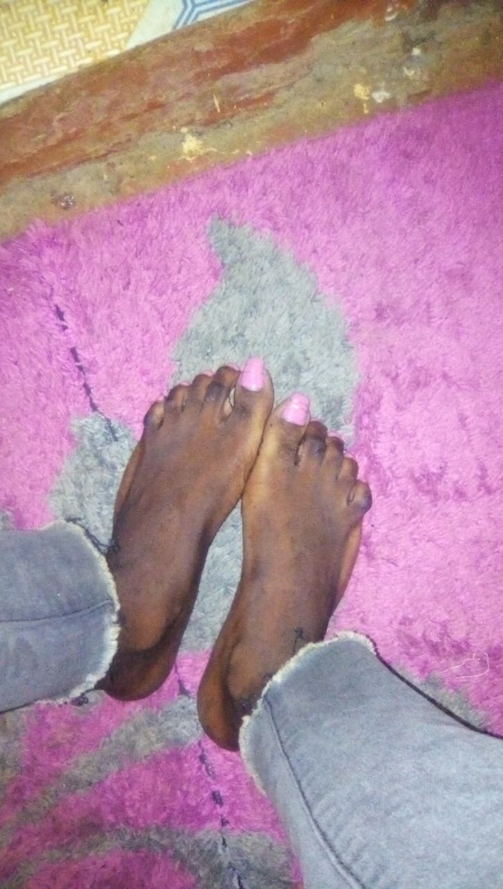 Veiny ebony sissy femboy  feet  #2