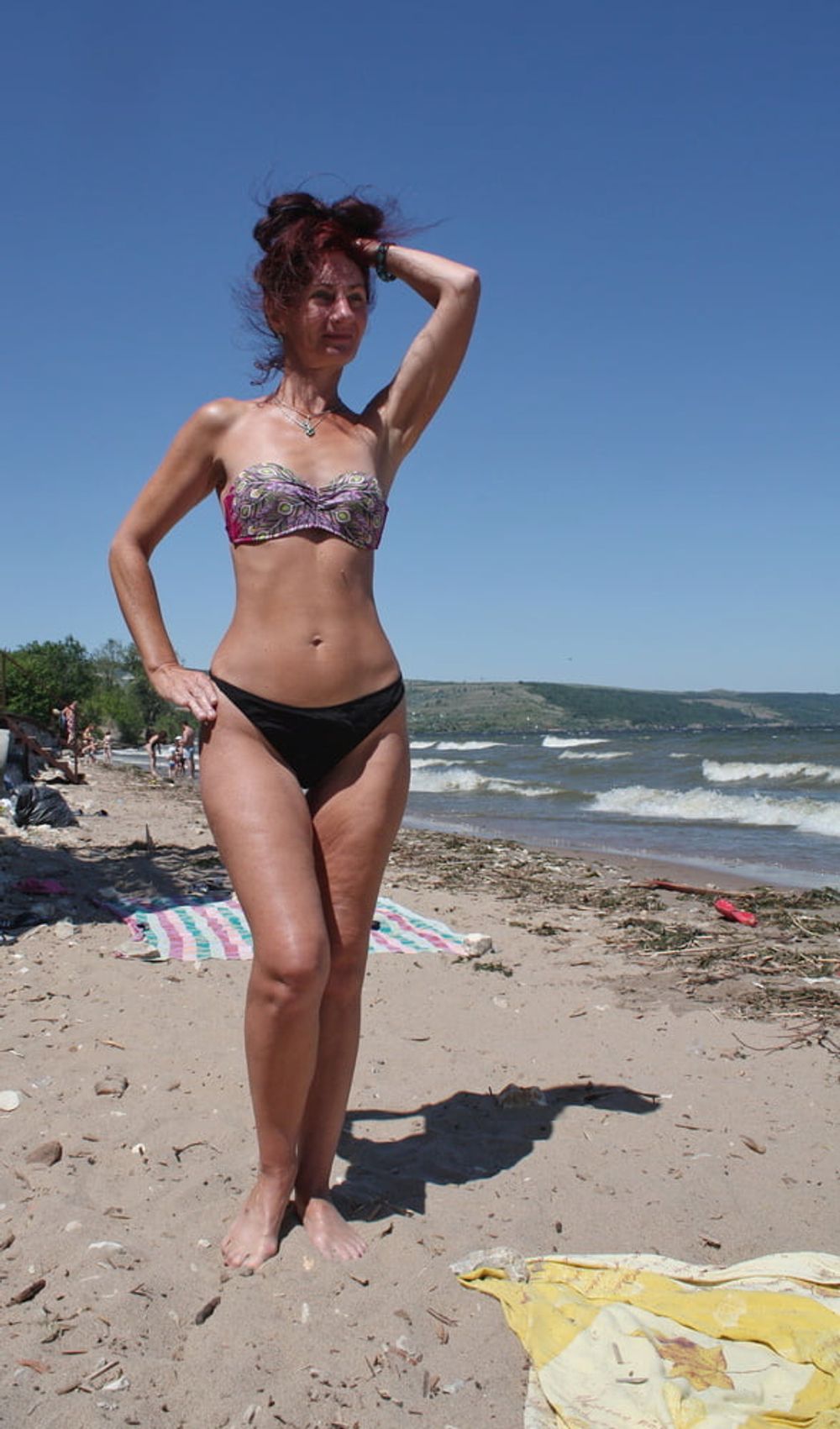 On the Volga-river beach #37