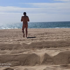 En la playa 