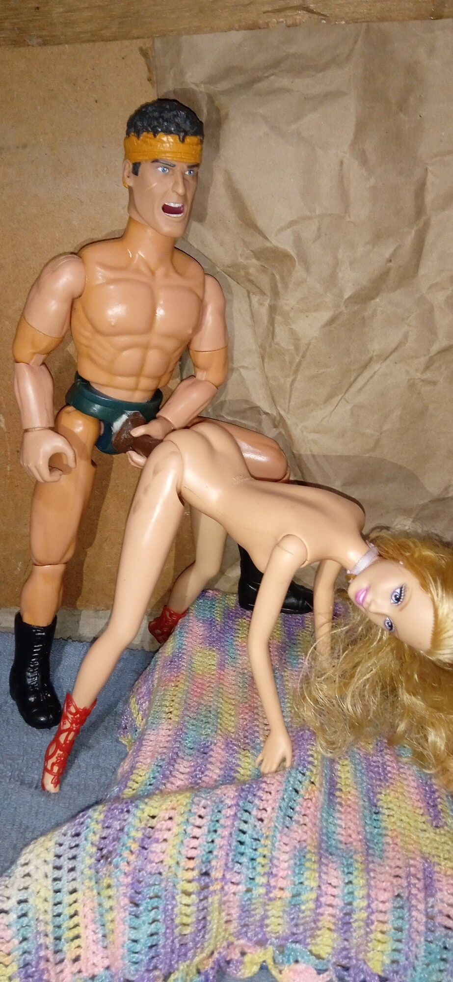 Insatiable blonde barbies in an orgy  #22