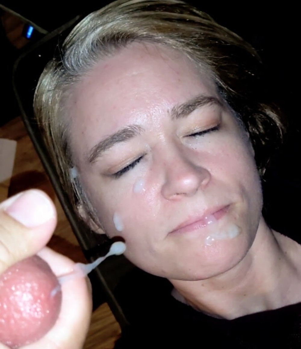 Emily’s cum facial collection #5