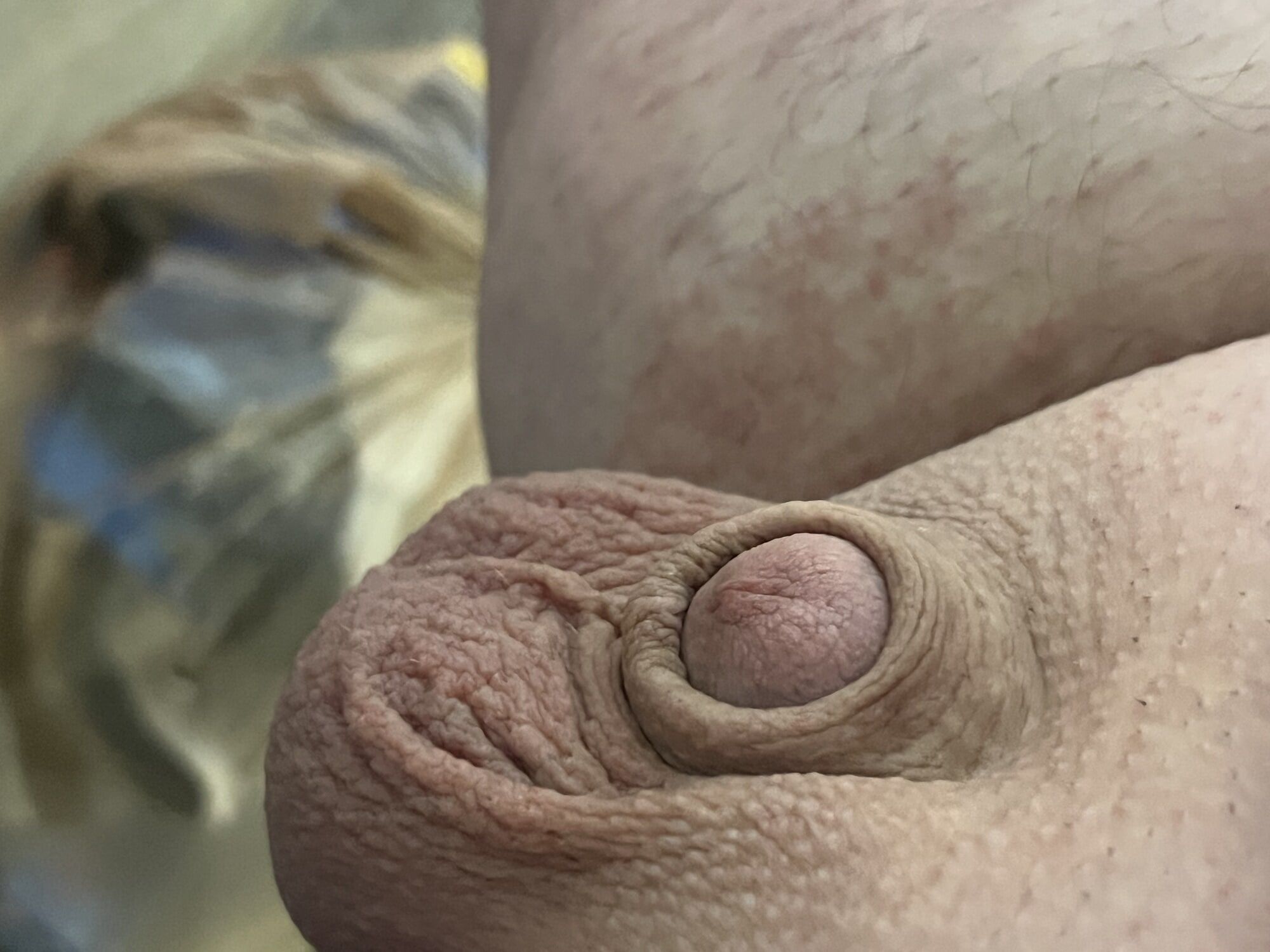 Shaved baby penis
