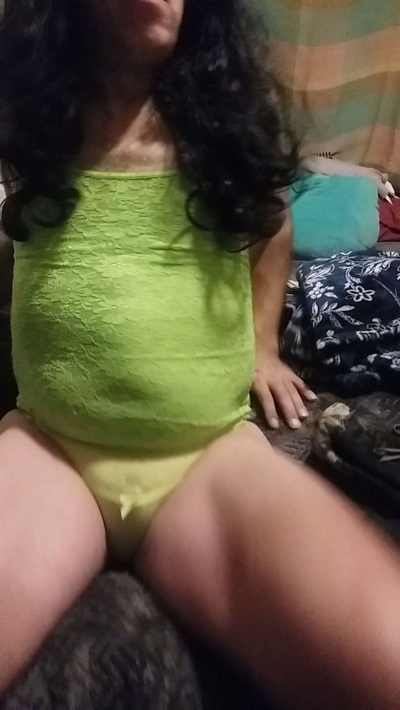 My green panties #4
