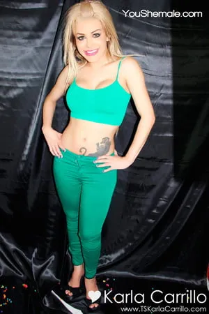 karla carrillo in green         