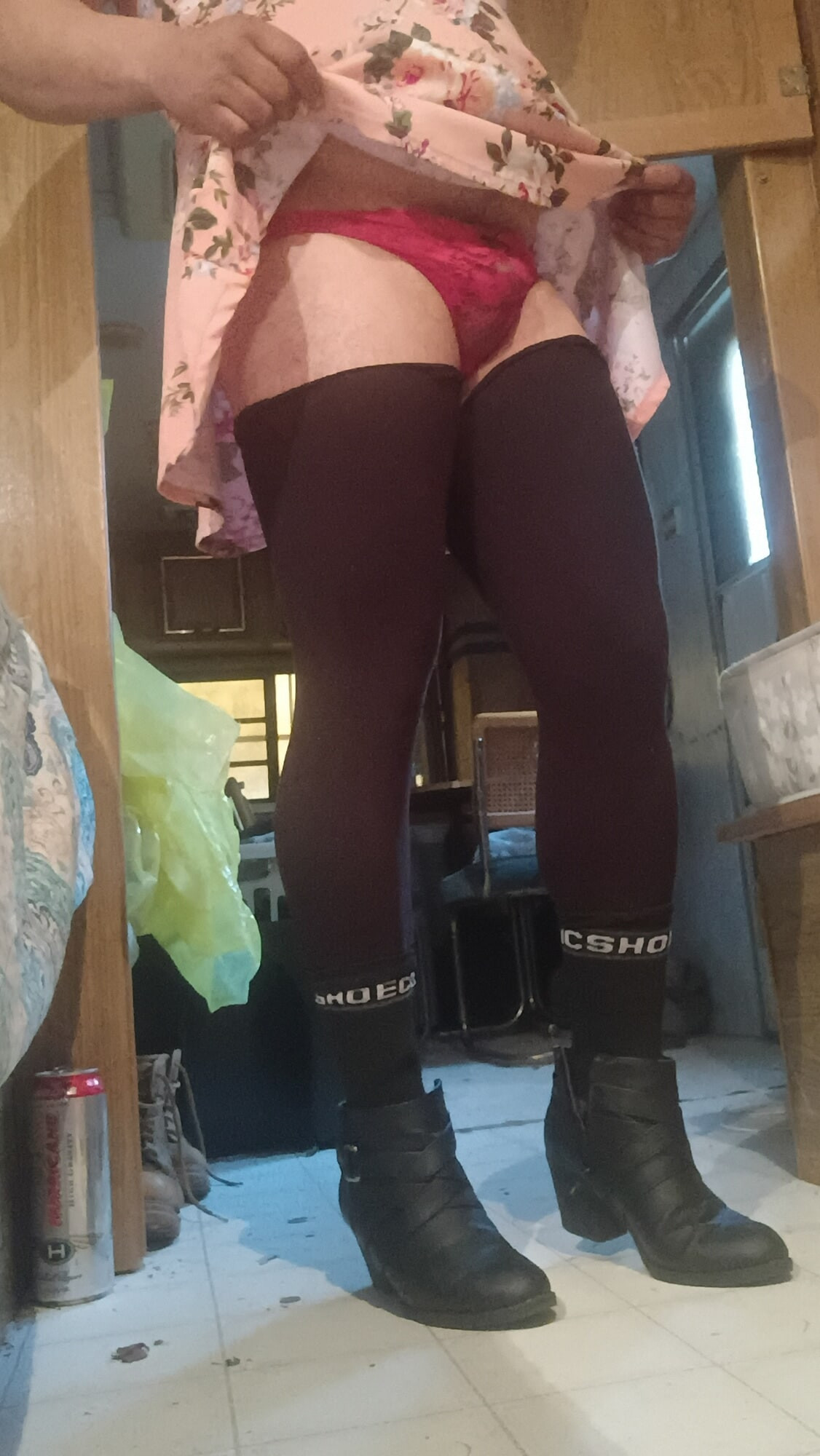 Sexy vestido en panty  #12