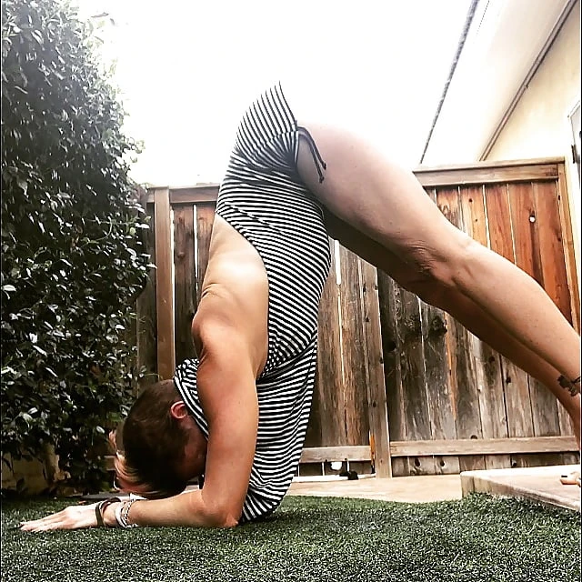 Backyard stretching #28