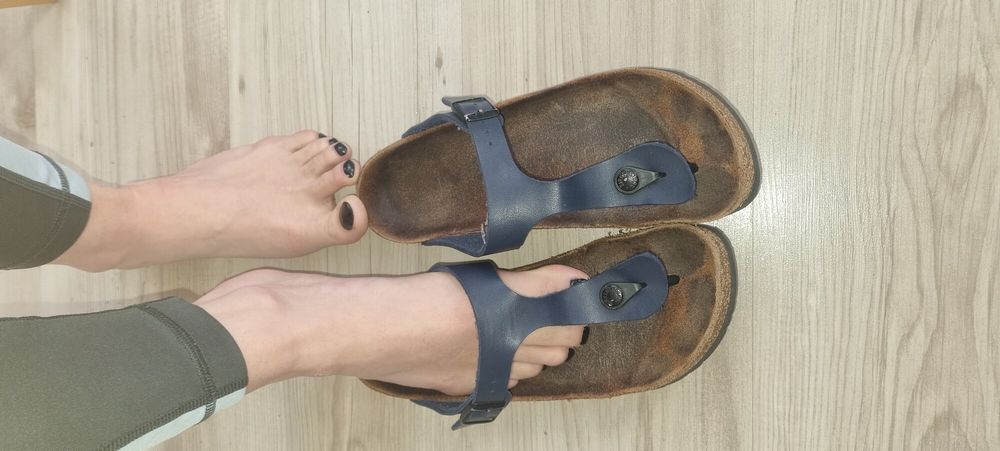 my feet in Sandals #42