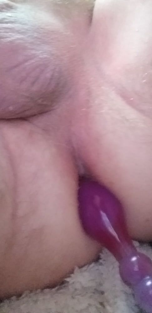pictures of my cock with a dildo in my ass #4