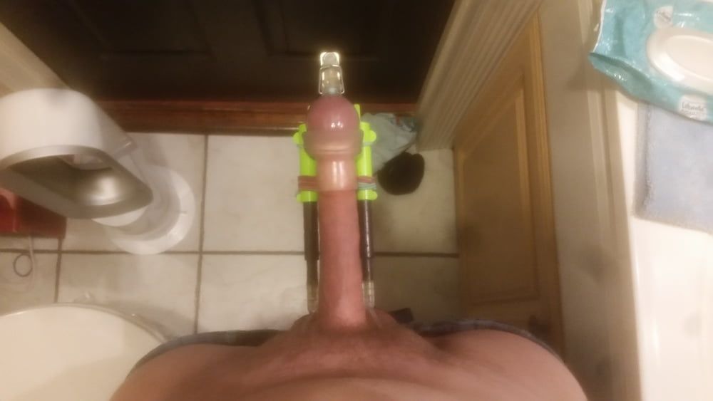 Cock pumping and dick stretching  #11