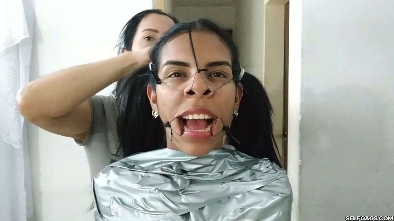 Mummified Latina Slut Mouth Hooked And Helpless #14