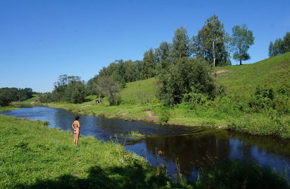 Nude walk upon river #37