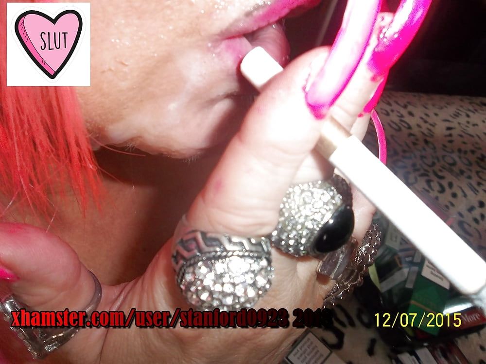 LONG NAILS SMOKING SLUT #32