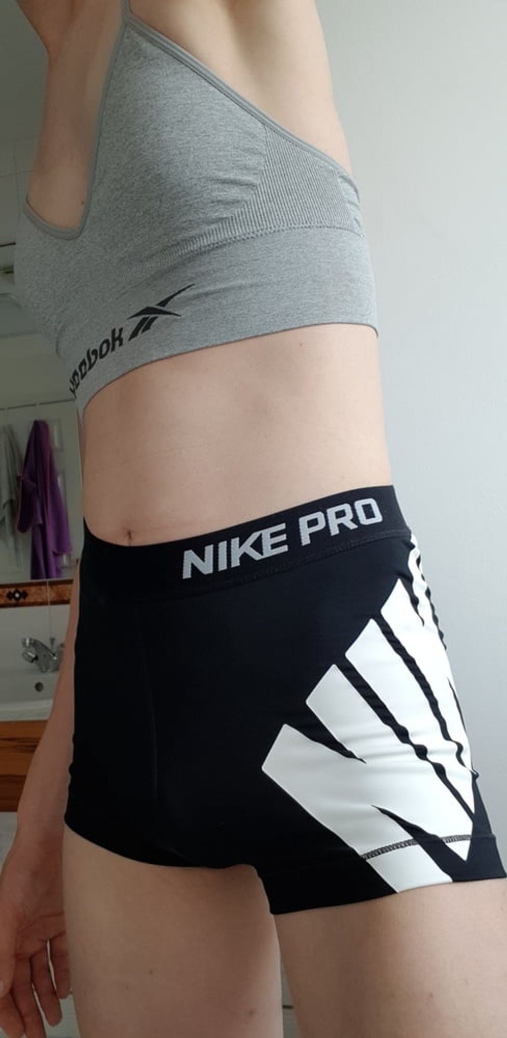 Nike Pro Shorts + Reebok Bra #3