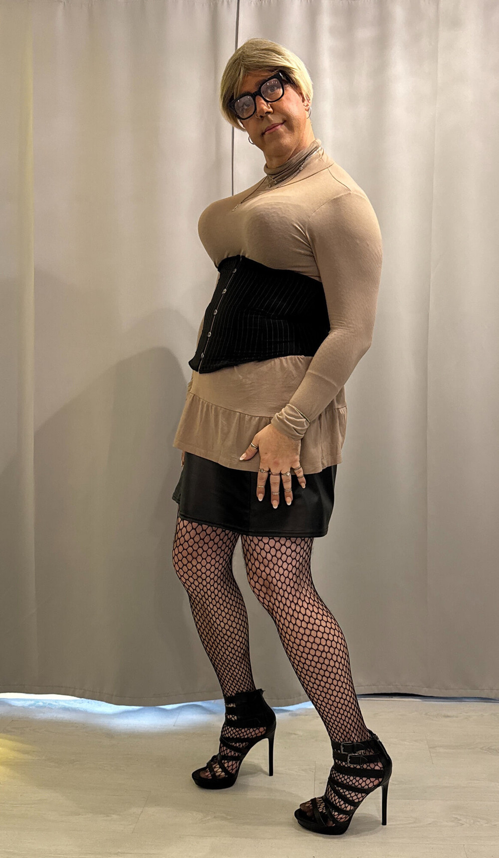 In a skirt and heels #13