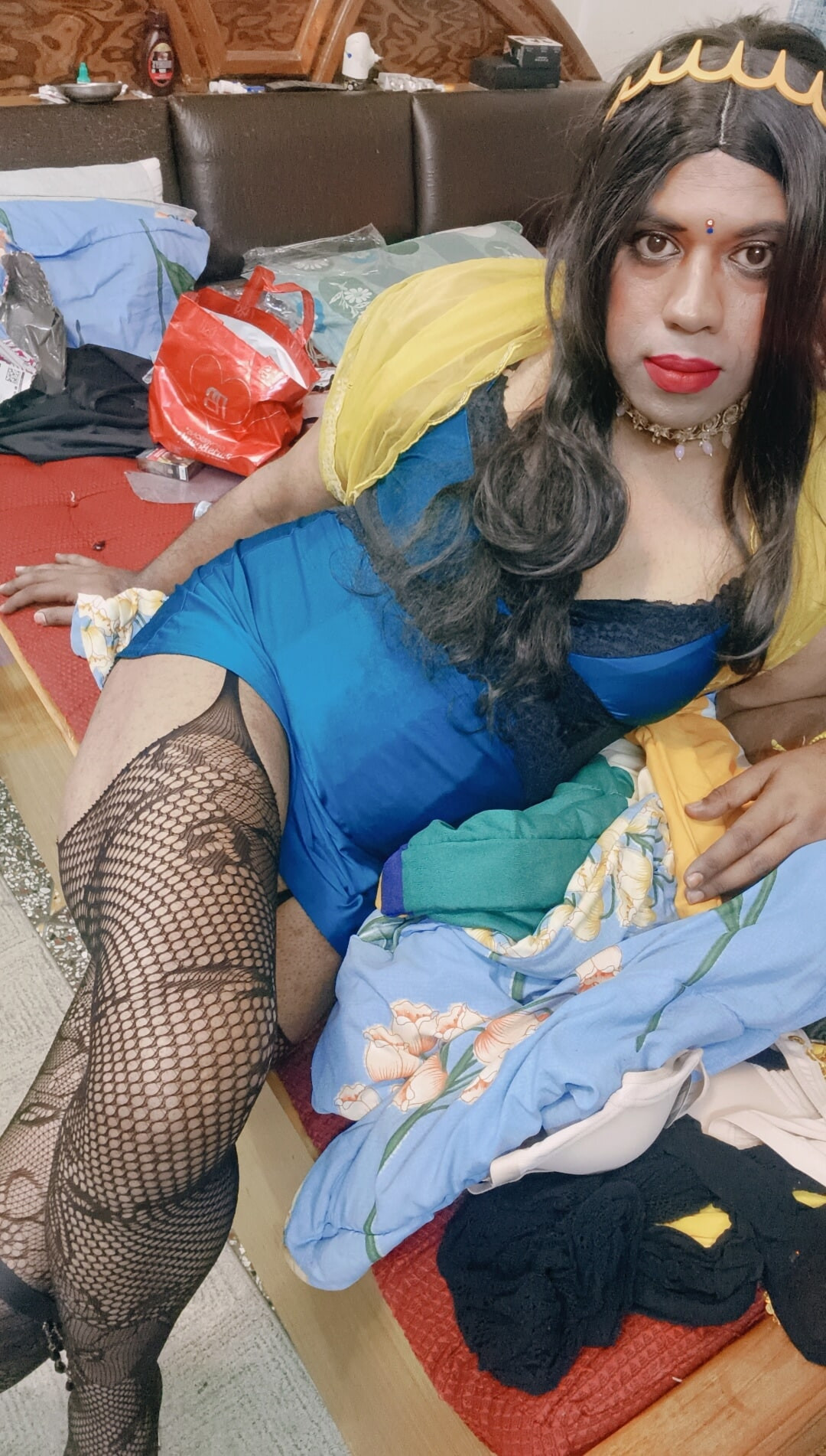 Verronika69 Sexy Desi Queen in Fishnets #31