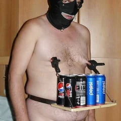 serving Pepsi