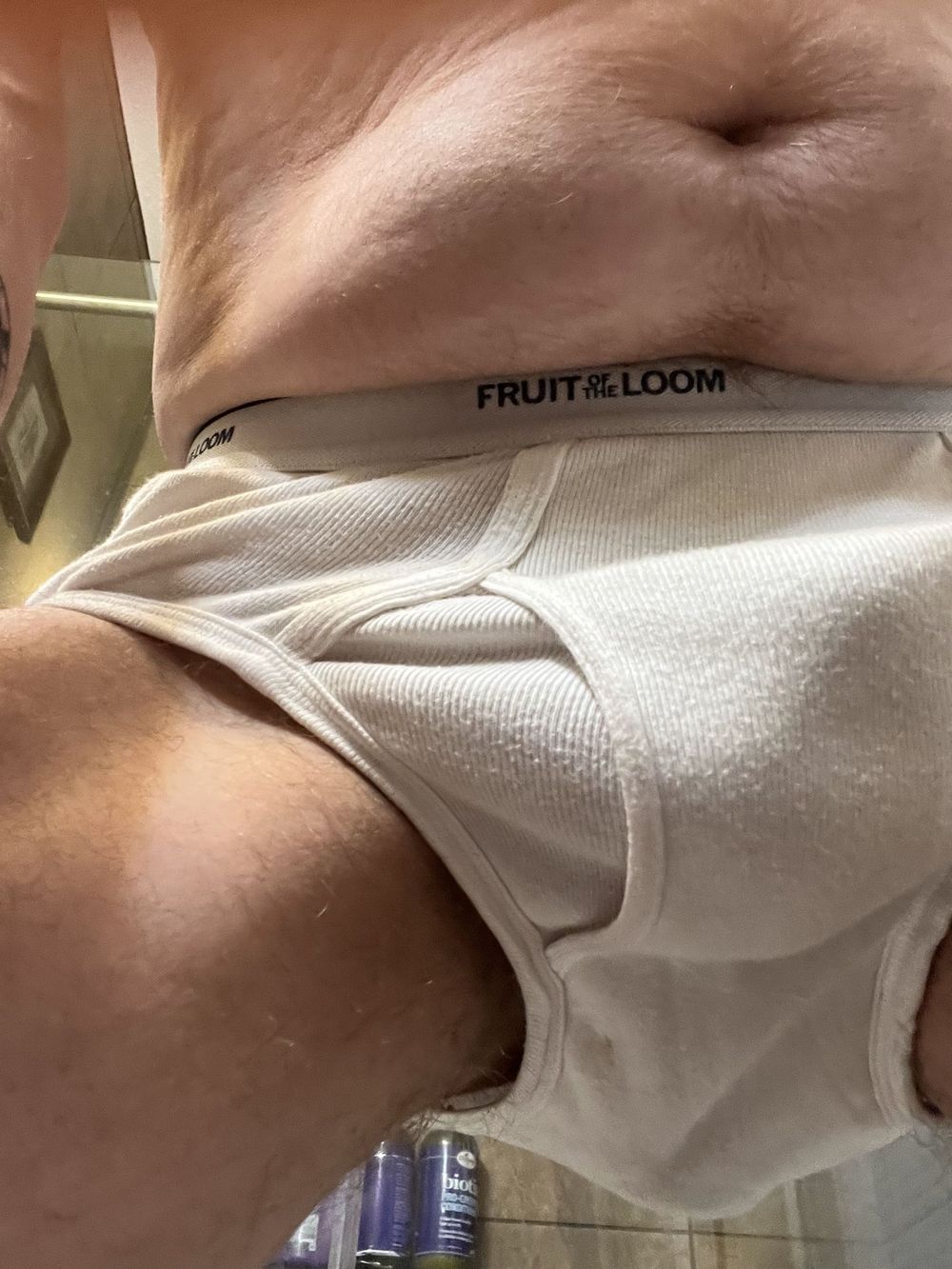 Playing in Dirty White Briefs #7