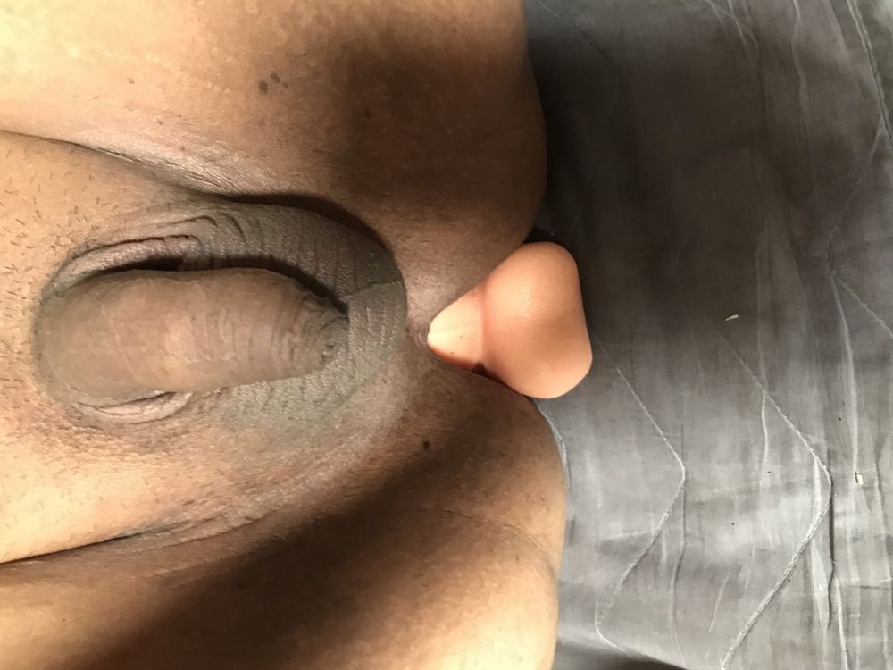 Chubby small dick dildo anal #2