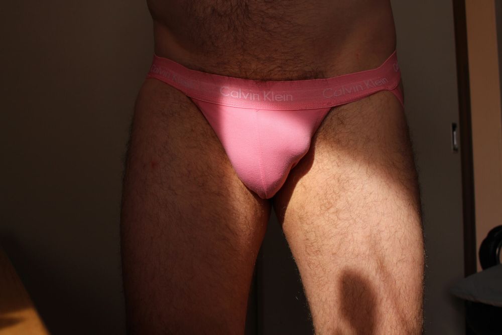 Pink Jockstrap Soft Cock #2