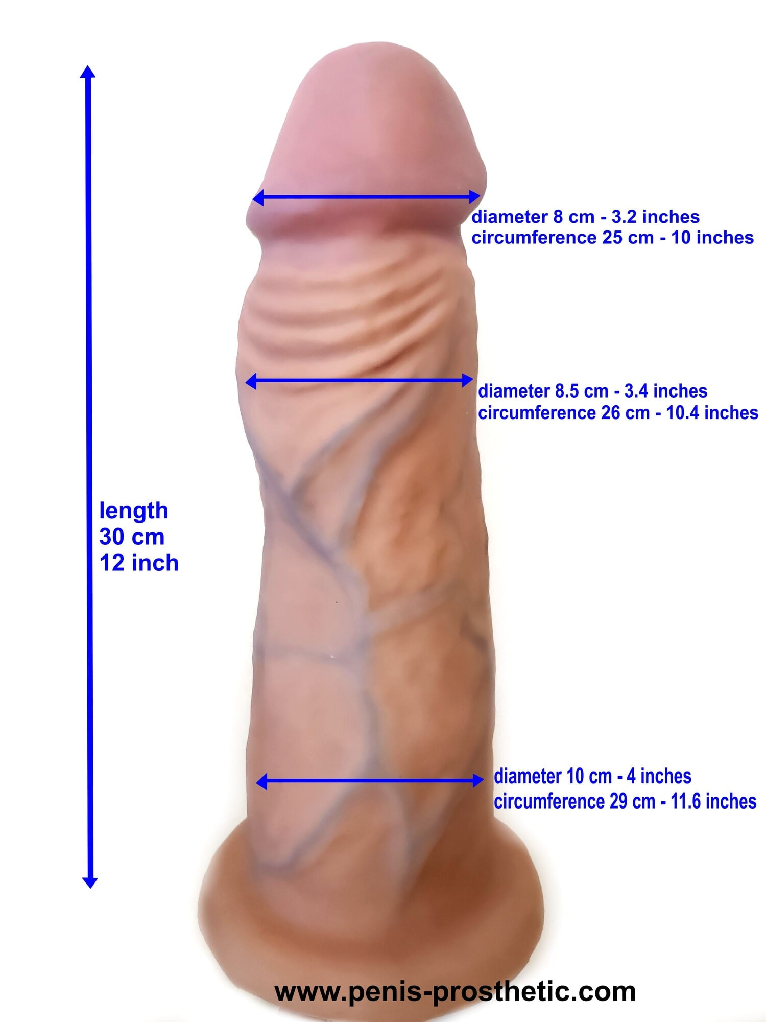 Custom Big Silicone Prosthetic Penis #19