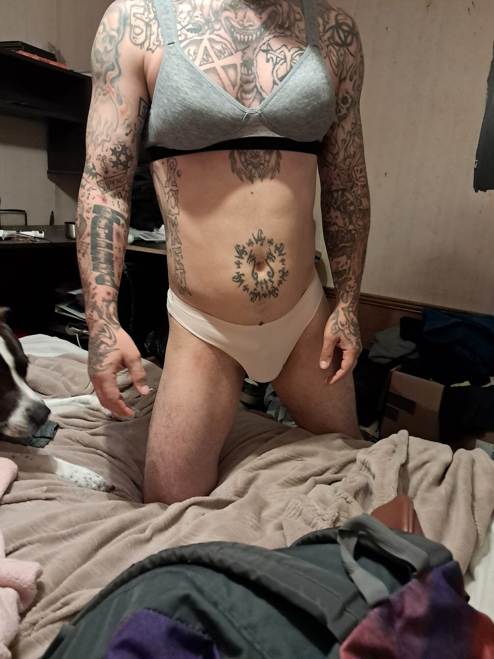 Having fun crossdressing with a friend #25