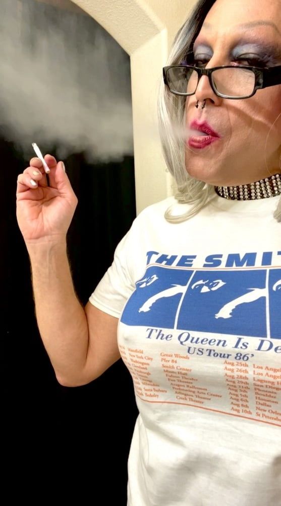 Marilyn Getting Ready Smoking Fetish  #43