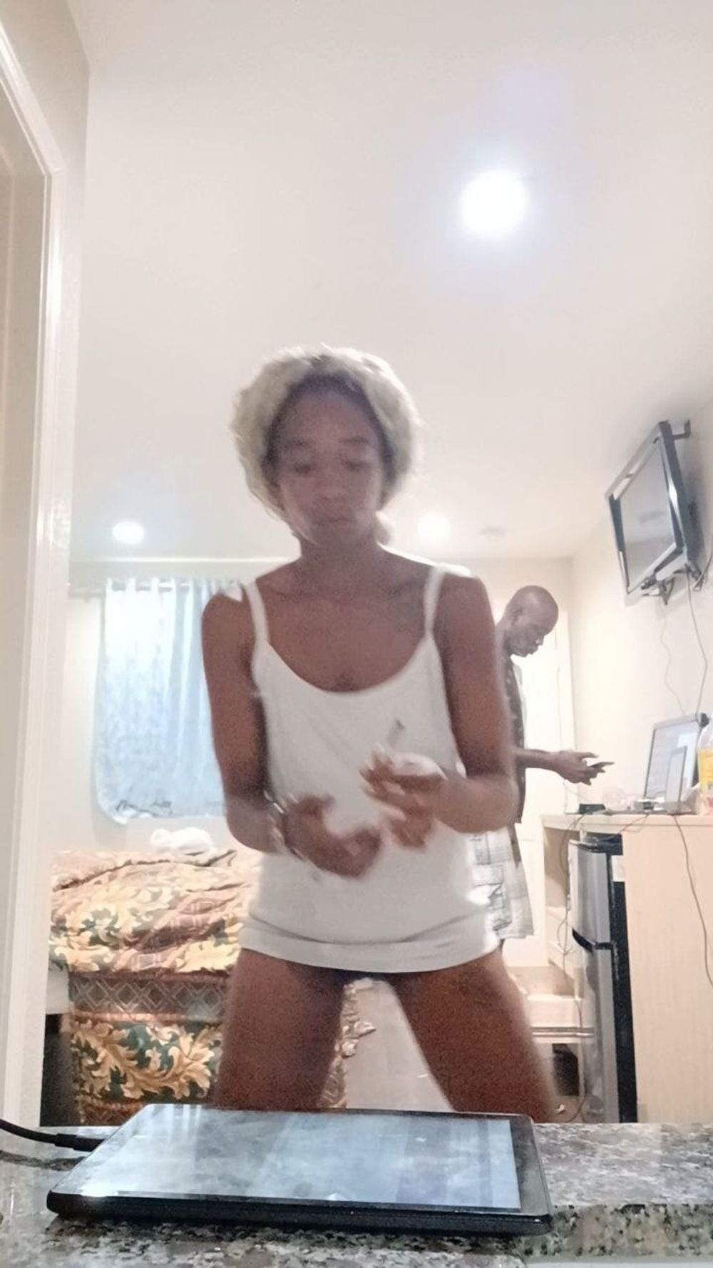 Homemade Amatuer Light Skinned Ebony Milf #13