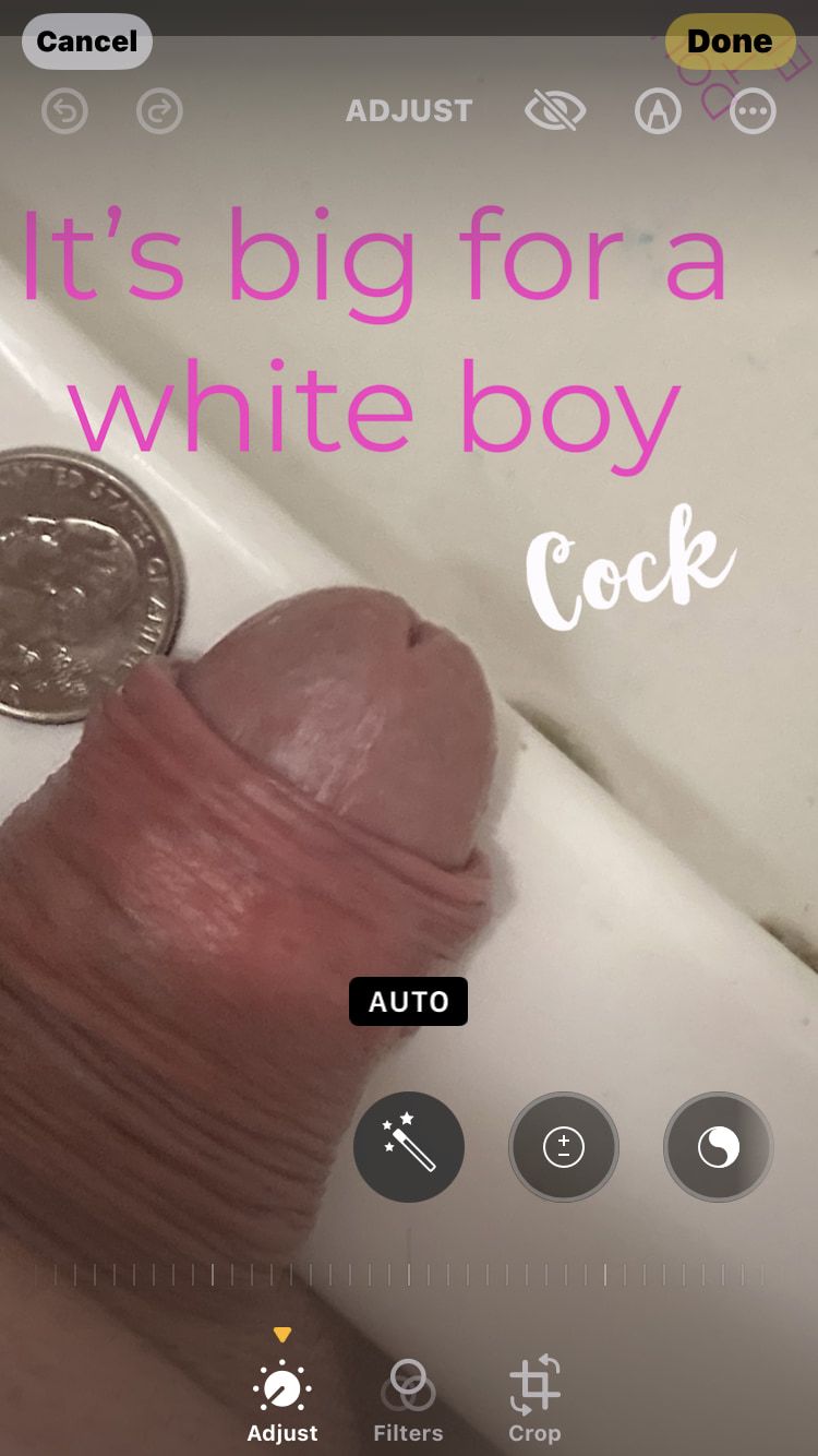 White. Boi cock