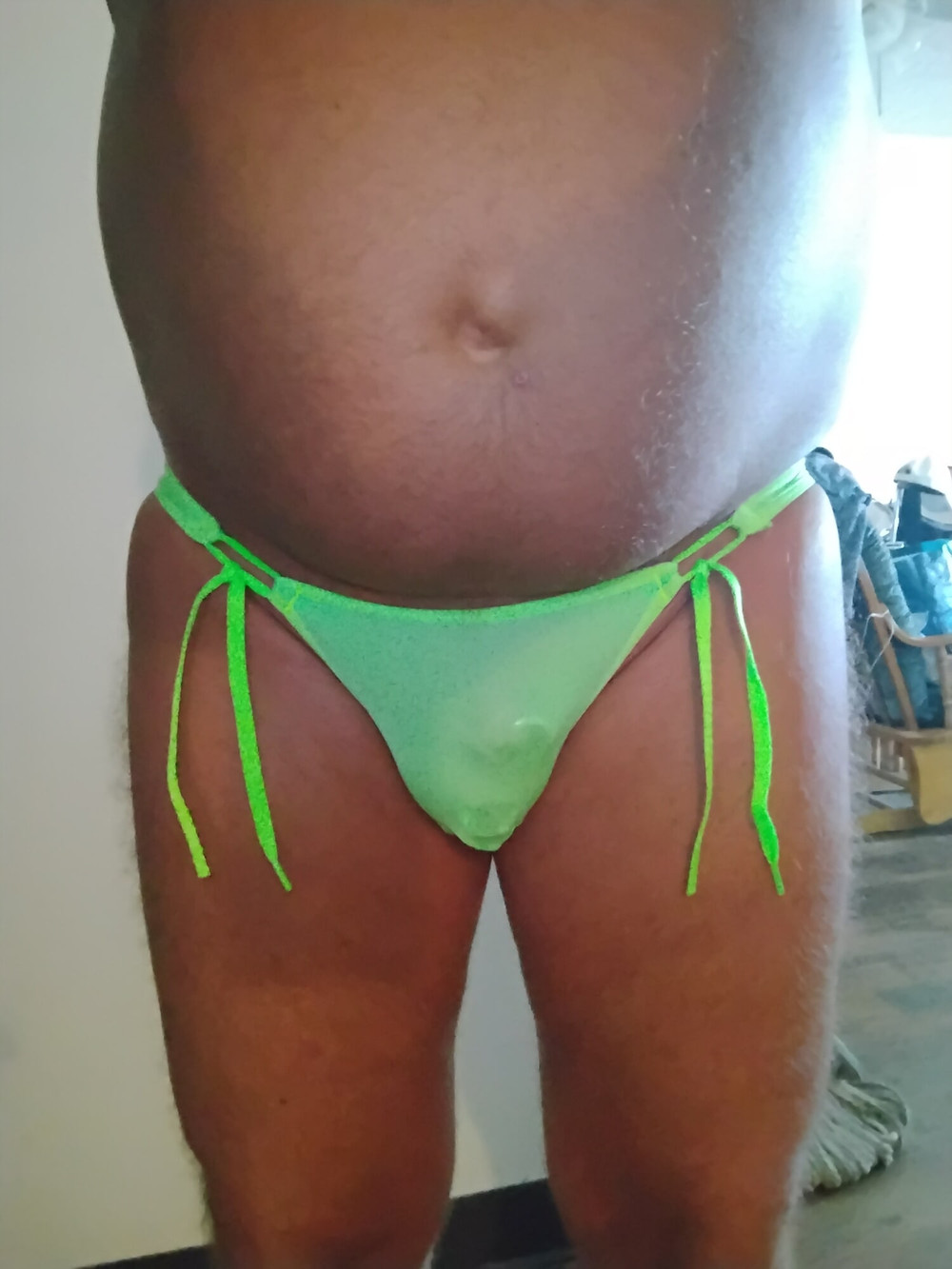 Just me in my new thongs and naked  #4