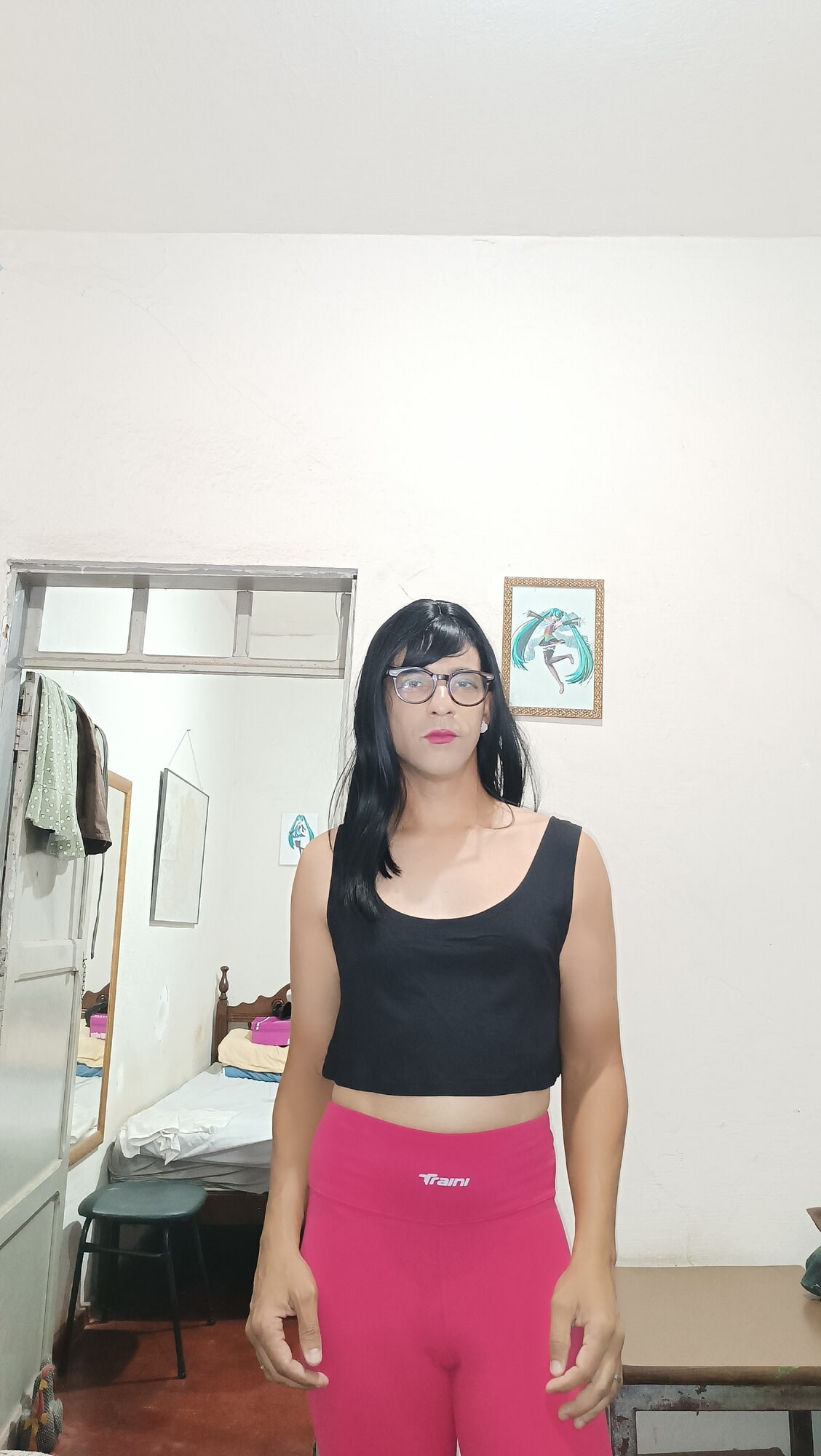 Sakura Nakamura Costume legs Red Gym #24