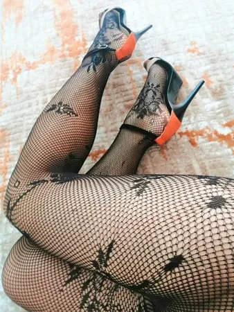 black fishnets         