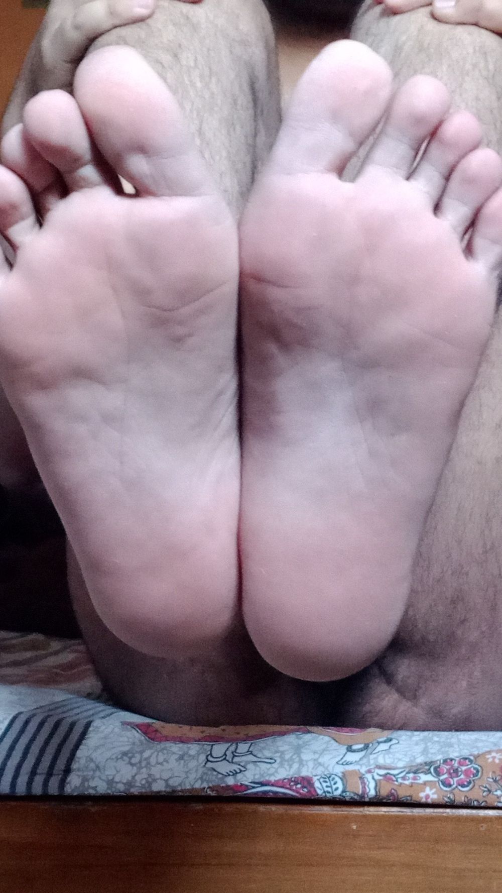 Hairy legs, feet and cock #2