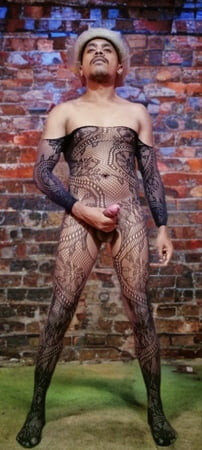 Stockings naked body