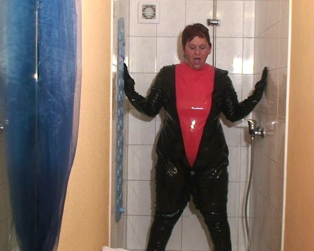 Punishment in the pvc suit #33