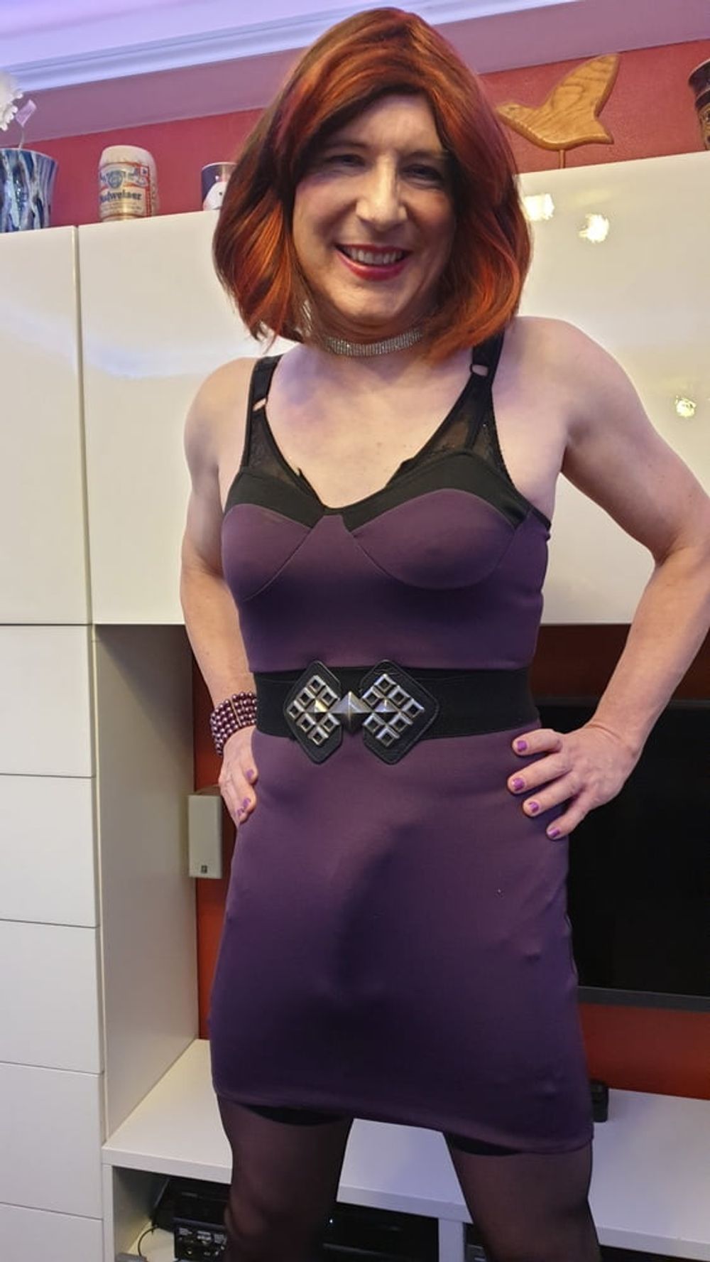 TGirl Slut Lucy the purple poser #20