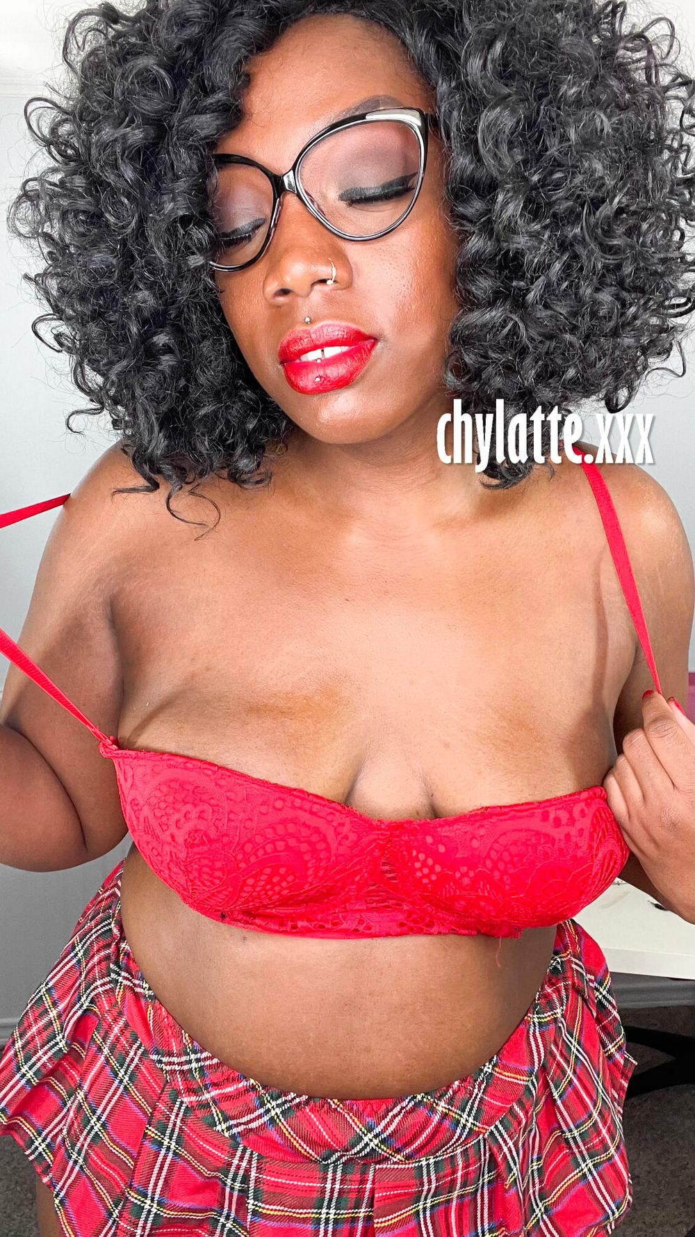 SEXY BBW EBONY CHY LATTE STUDENT BIG BUTT COSTUME ROLE PLAY #5