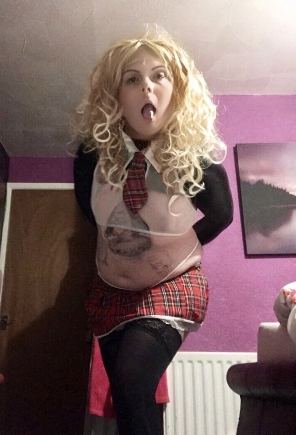 Schoolgirl sissy slut #4