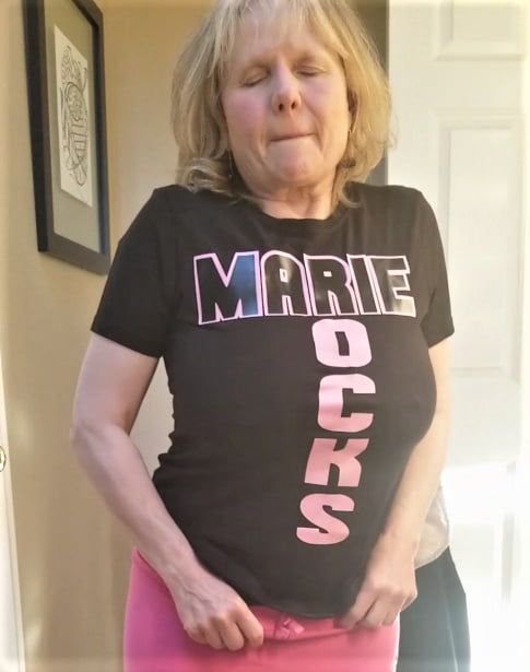 Hot granny MarieRocks changes in and out of clothes #24
