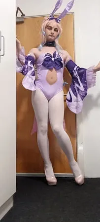 sissy aimees first time cosplaying         