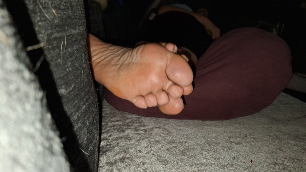 Girlfriend teases me with her cute soles #12