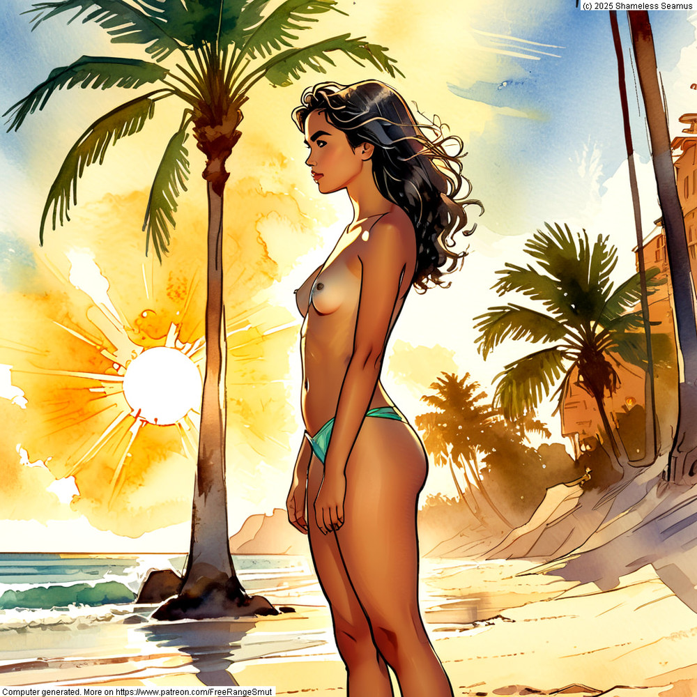 Beach Babe Barely Bewitching #7